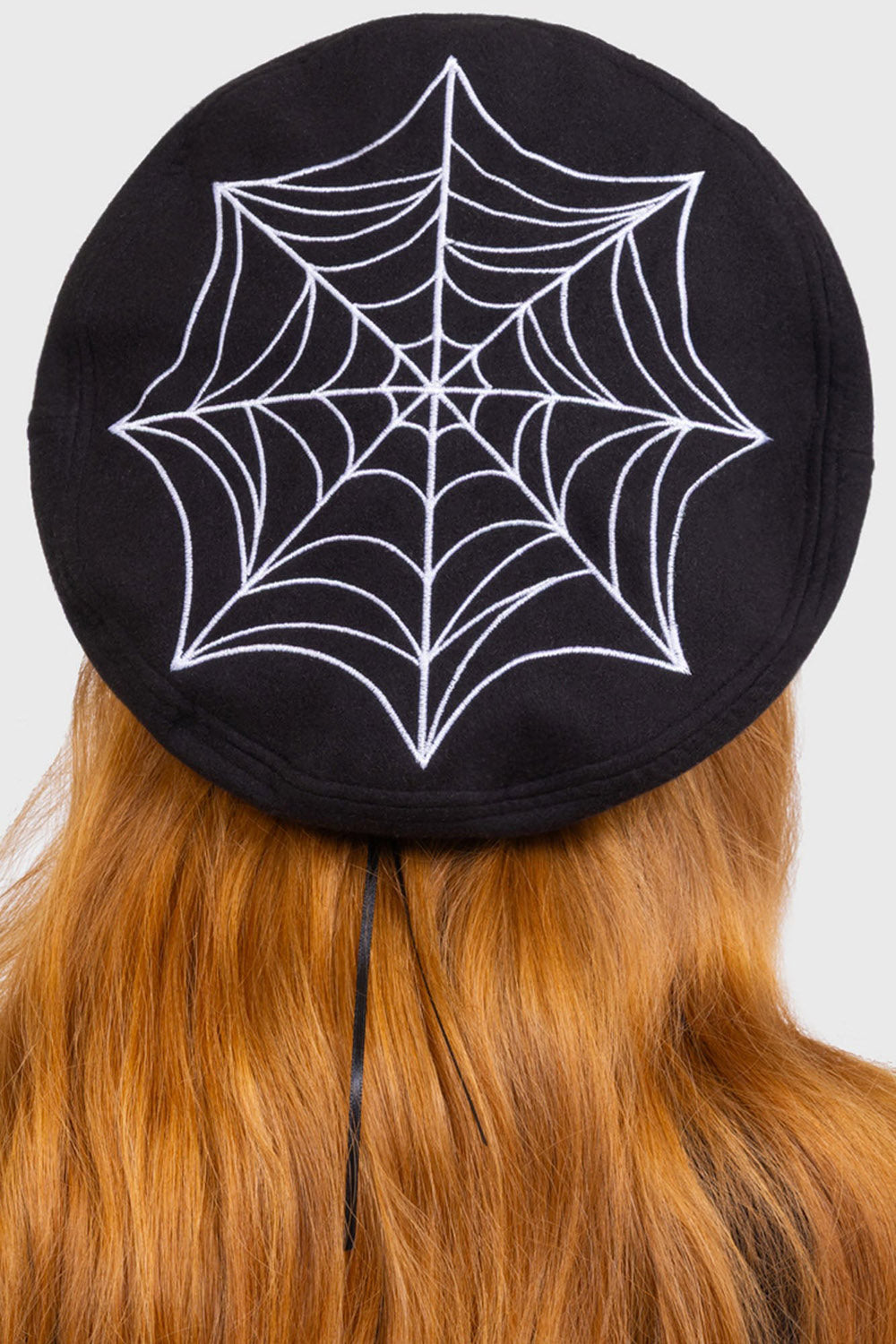 retro goth rockabilly beret hat 