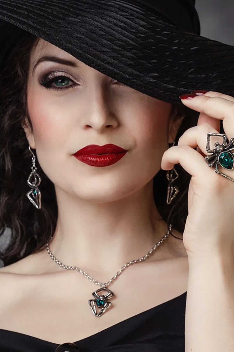 gothic spider jewelry by alchemy 
