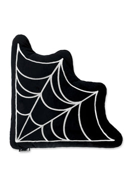 Corner Web Pillow [BLK/WHT]