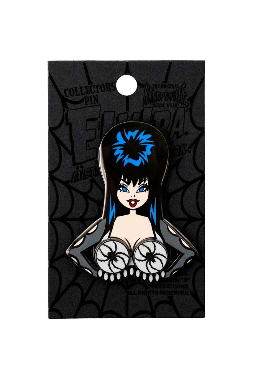 showgirl elvira enamel pin