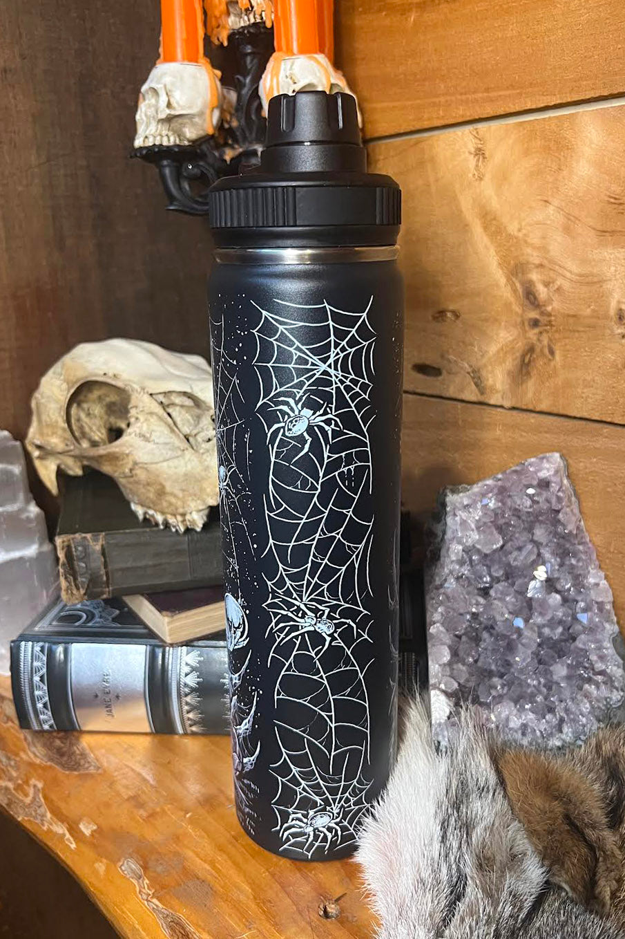 Season of the Witch 24 Oz Water Bottle Tumbler