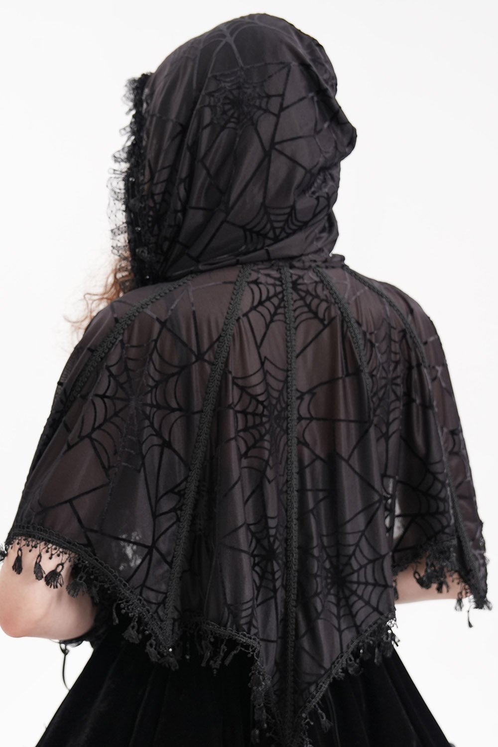 gothic beaded cloak