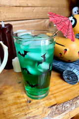 Spooky Cocktail Umbrellas [ORANGE SPIDERS]