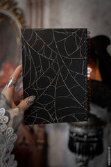 heavy metal spiderweb gothic journal
