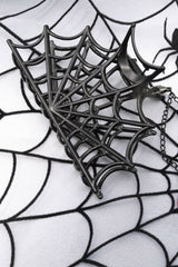 creepy cute web hair clip