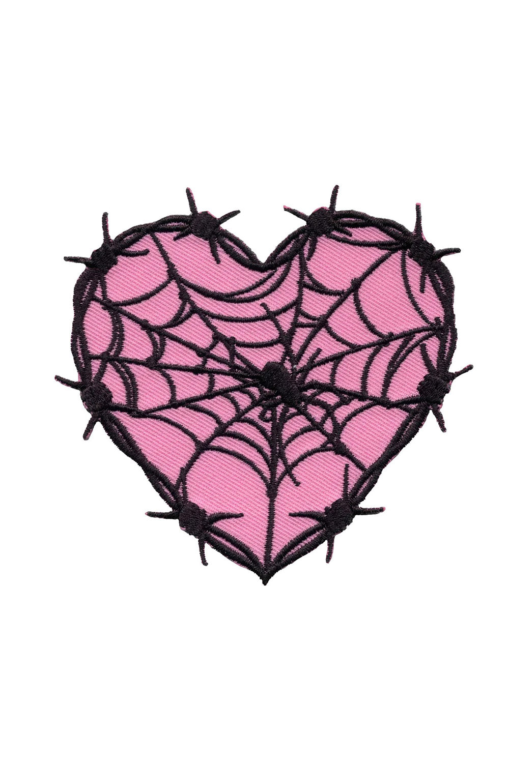 Barbed Wire Spiderweb Patch [PINK]