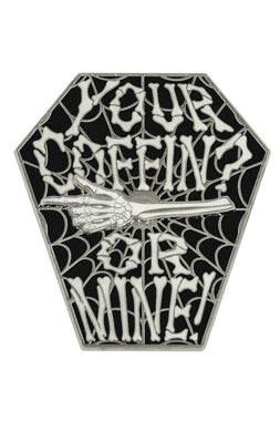 Your Coffin or Mine Spinning Enamel Pin