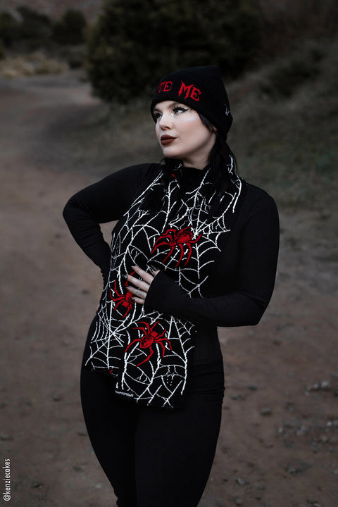 Spiderweb Scarf – VampireFreaks