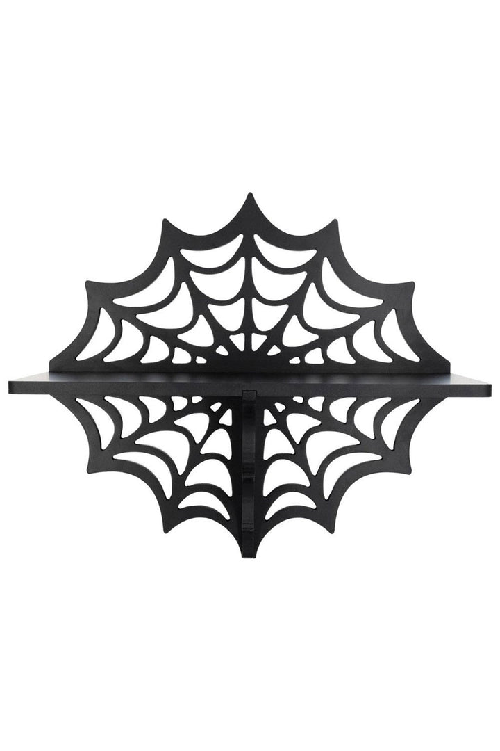 spiderweb shaped shelf
