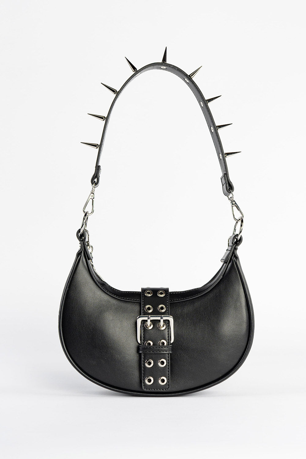 buckle strap punk purse