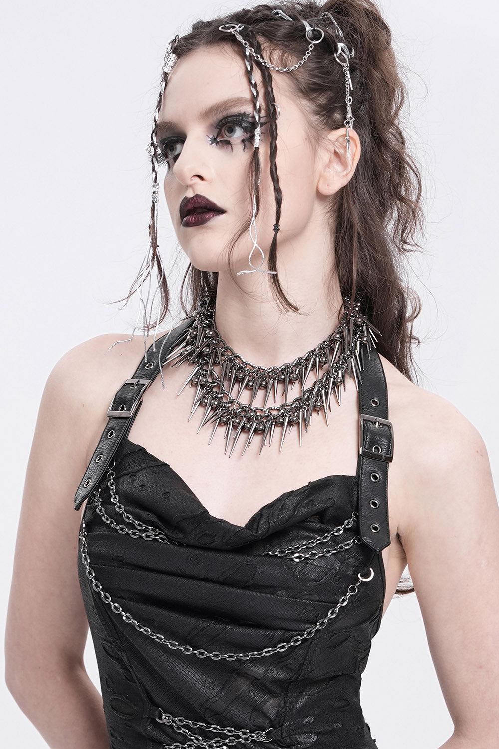 medieval goth necklace choker
