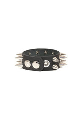 Spiked Leather Cuff Bracelet