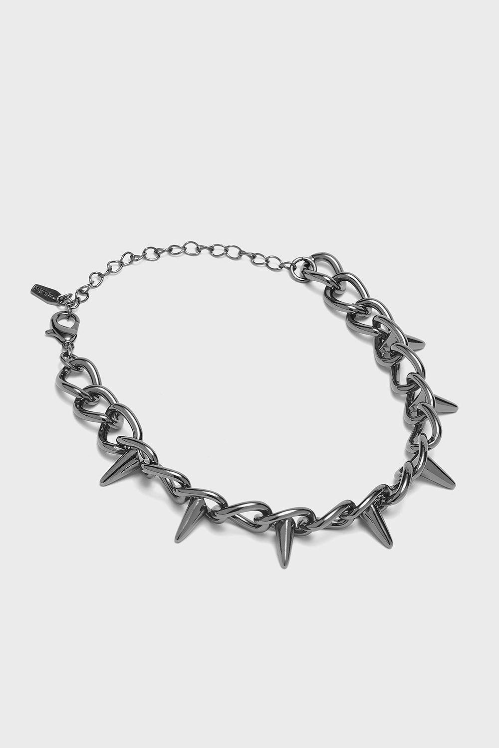 spiked chain necklace