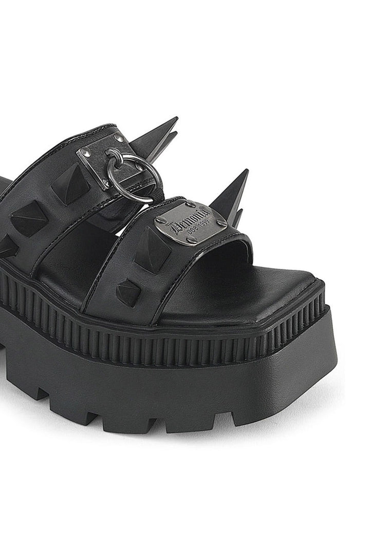 womens demonia chunky heel sandals