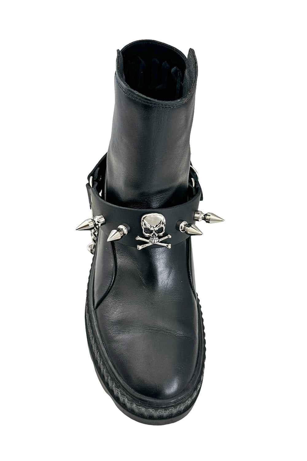 punk rock spiked shoe strap