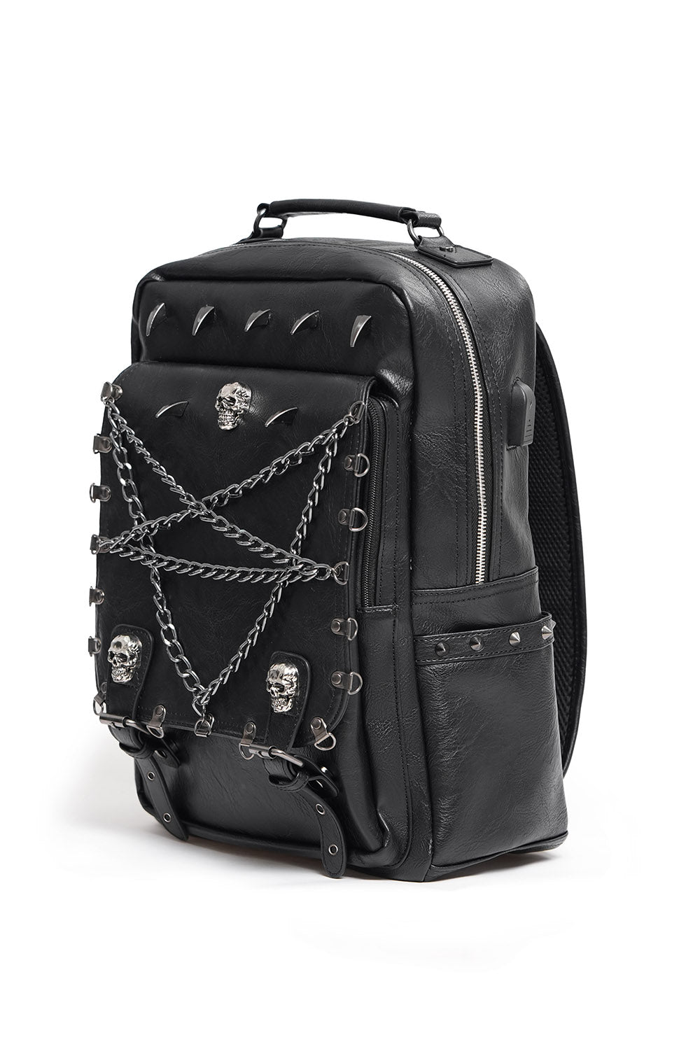 Catacombs Spiked Vegan Leather Backpack – VampireFreaks