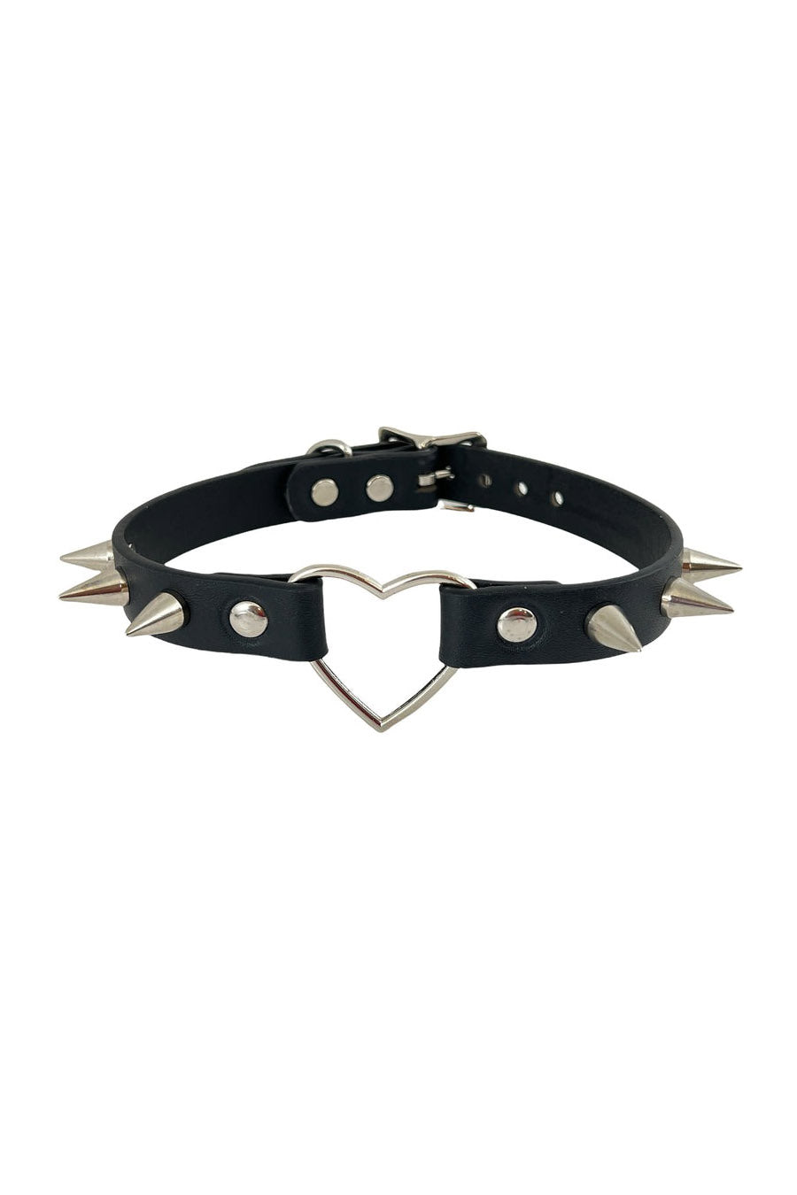 womens punk spiked collar