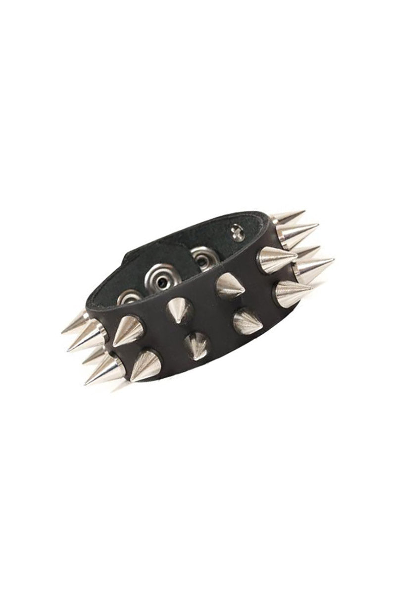 Spiked Leather Cuff Bracelet