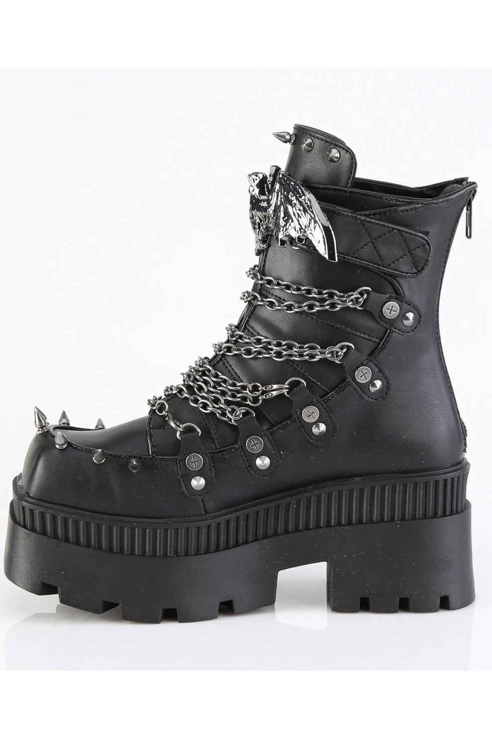 Spiked Vampire Bat Punk Platform Boots [WRATH-55