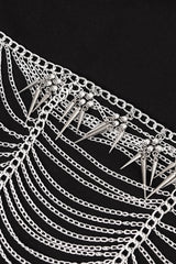 spiked chain harness
