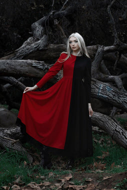 Devil and Daughter Dress [RED/BLACK]