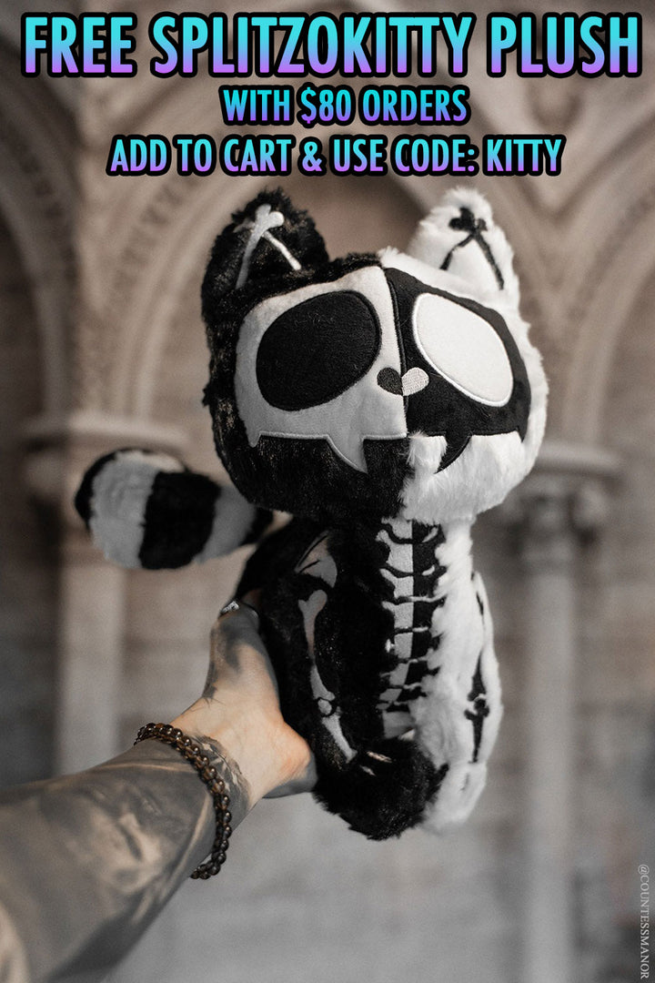 Splitzokitty Plush Toy [Black/White] [Limited Edition]