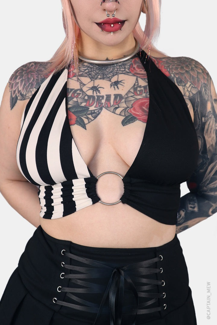 womens gothic halter top by forest ink