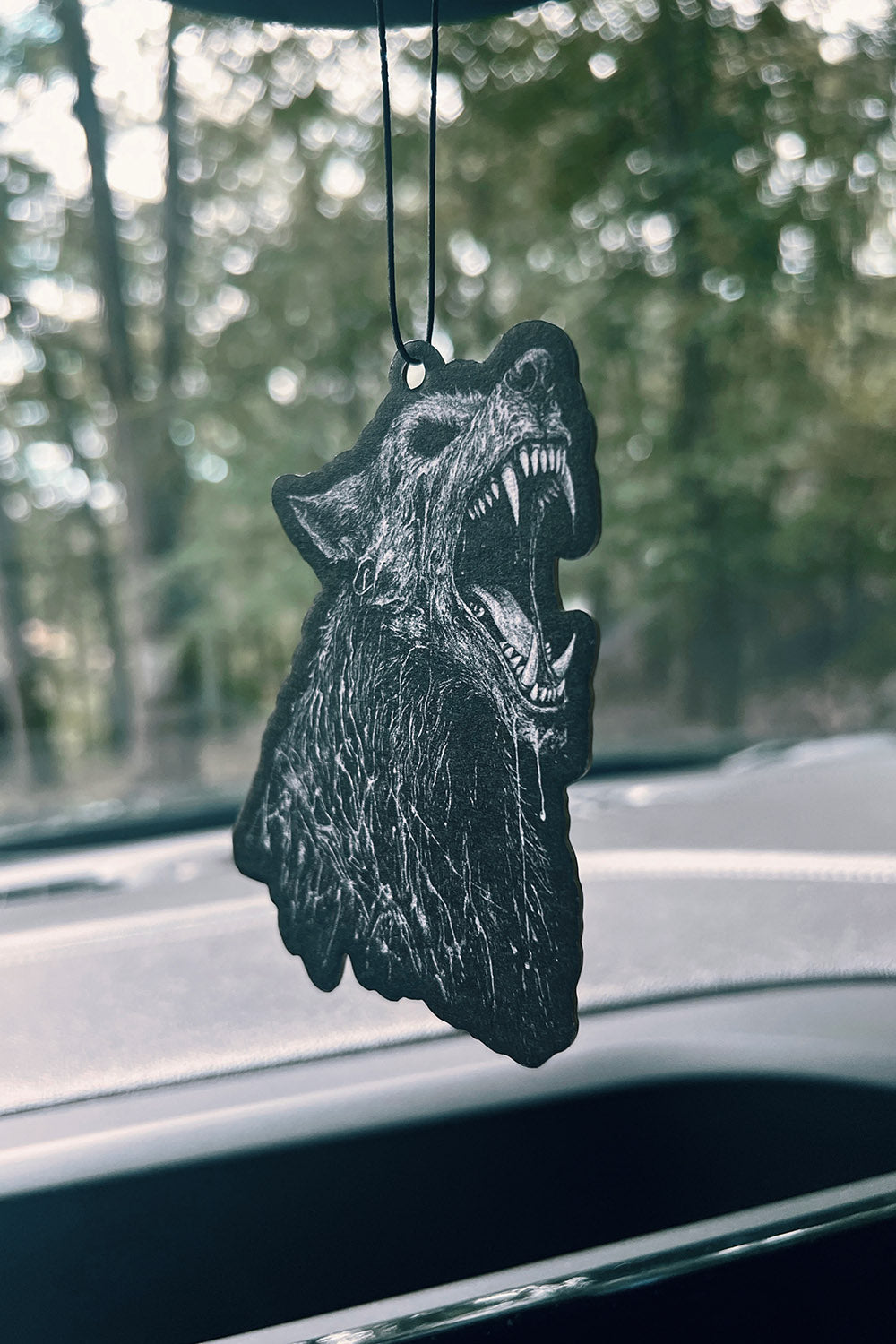 gothic wolf air freshener