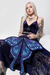 restyle novelty embroidered moth wings 3d backpack