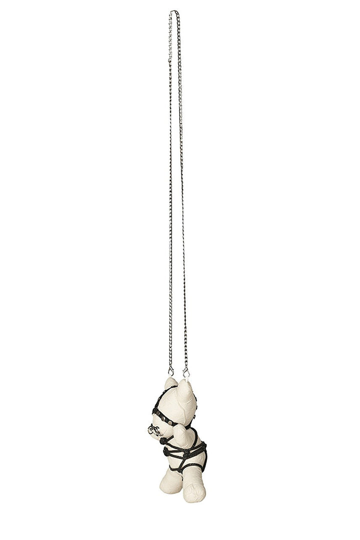 gothic teddy bear on chain strap