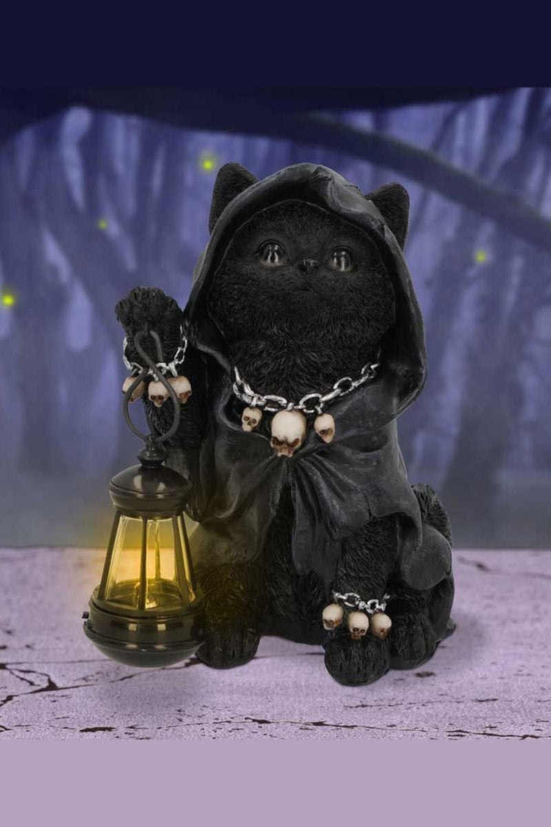 spooky cat sculpture by nemesis now 