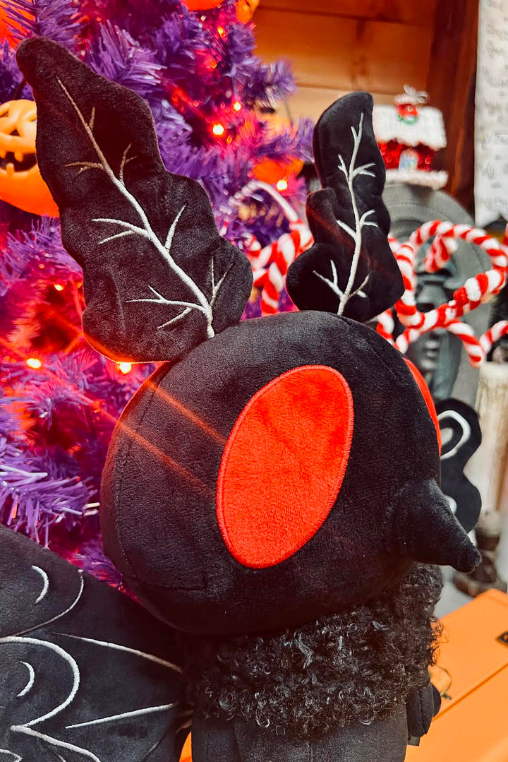 halloween black mothman plushie