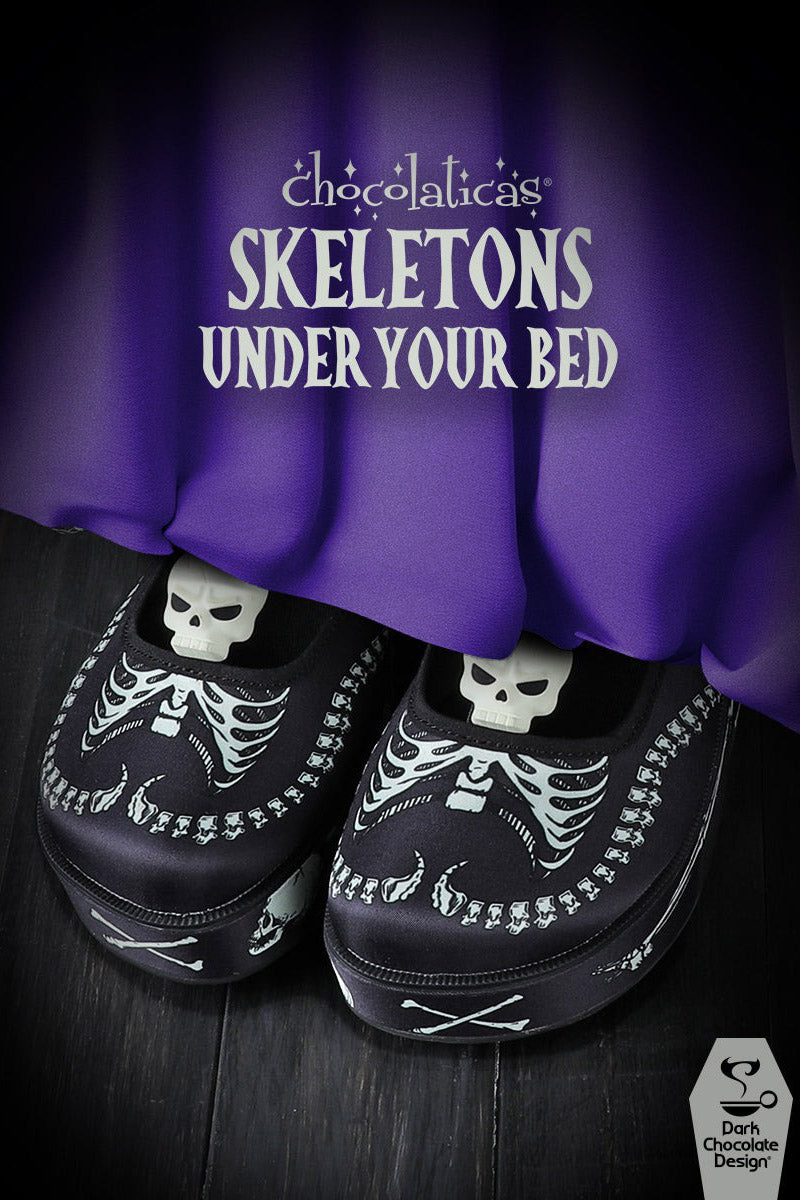 spooky skeleton wedge platforms