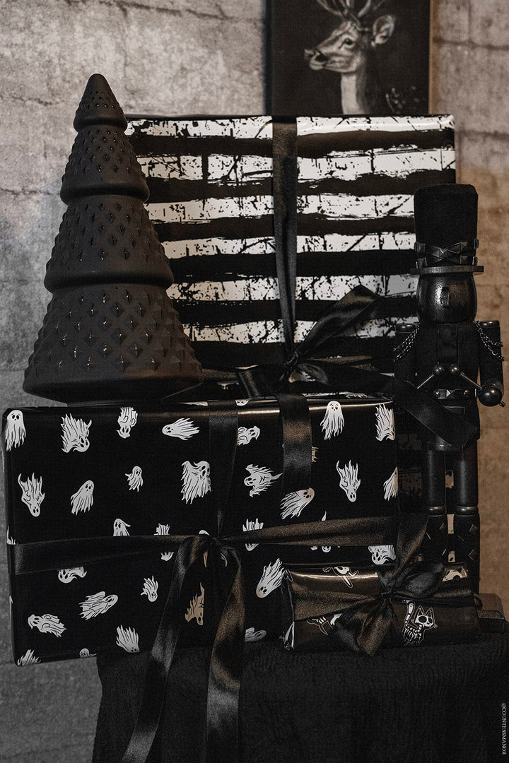 goth pattern wrapping paper