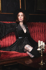 black vegan leather harness by witchwood bags