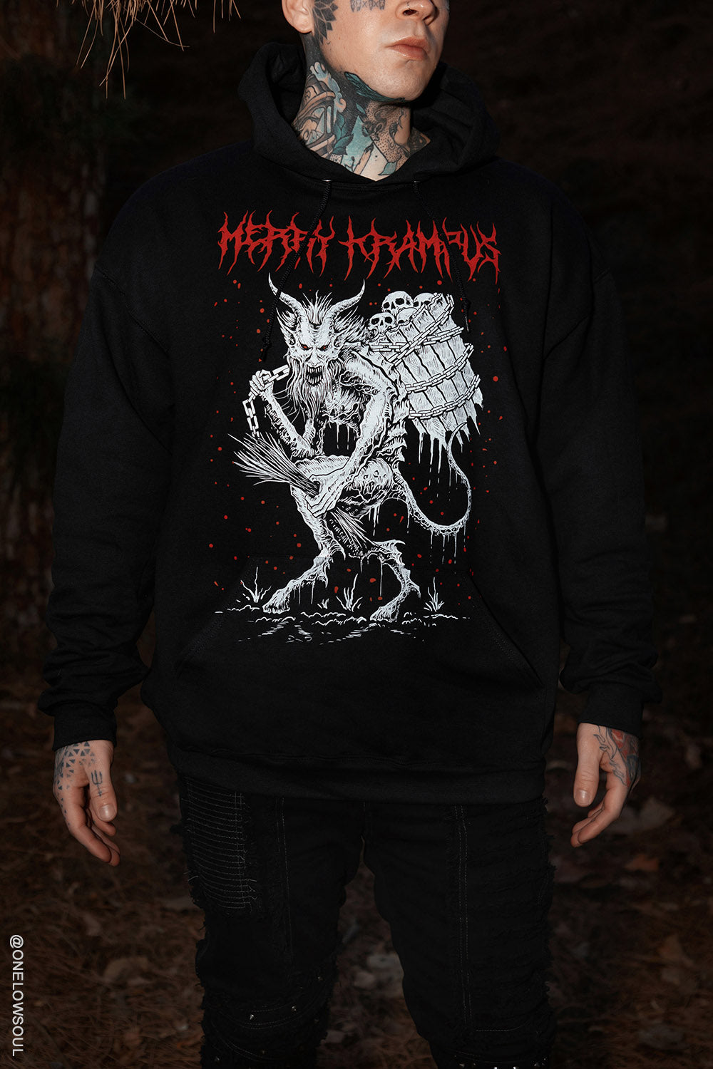 creepy krampus jacket