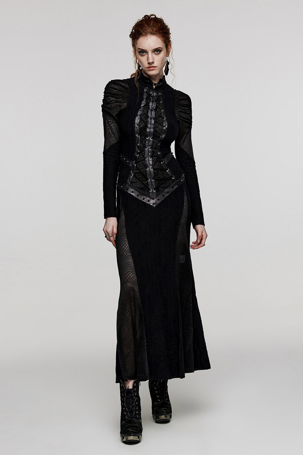 spooky gothic gown for women
