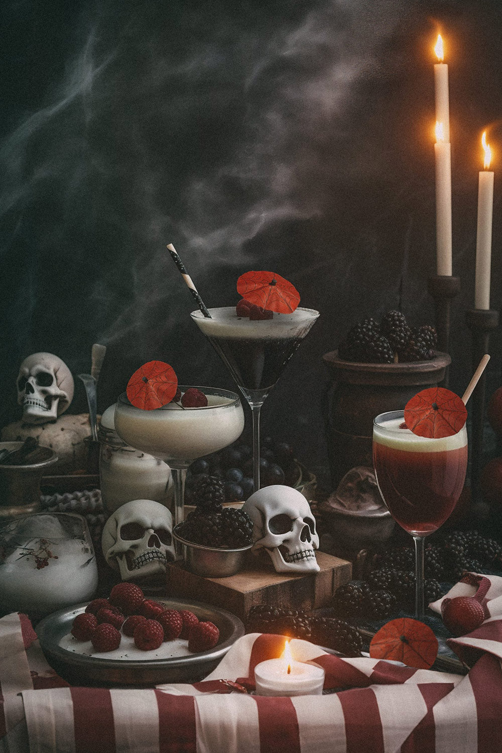Sombrillas de cóctel Vampwebs [paquete de 15]