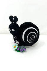 spooky snail plush keychain