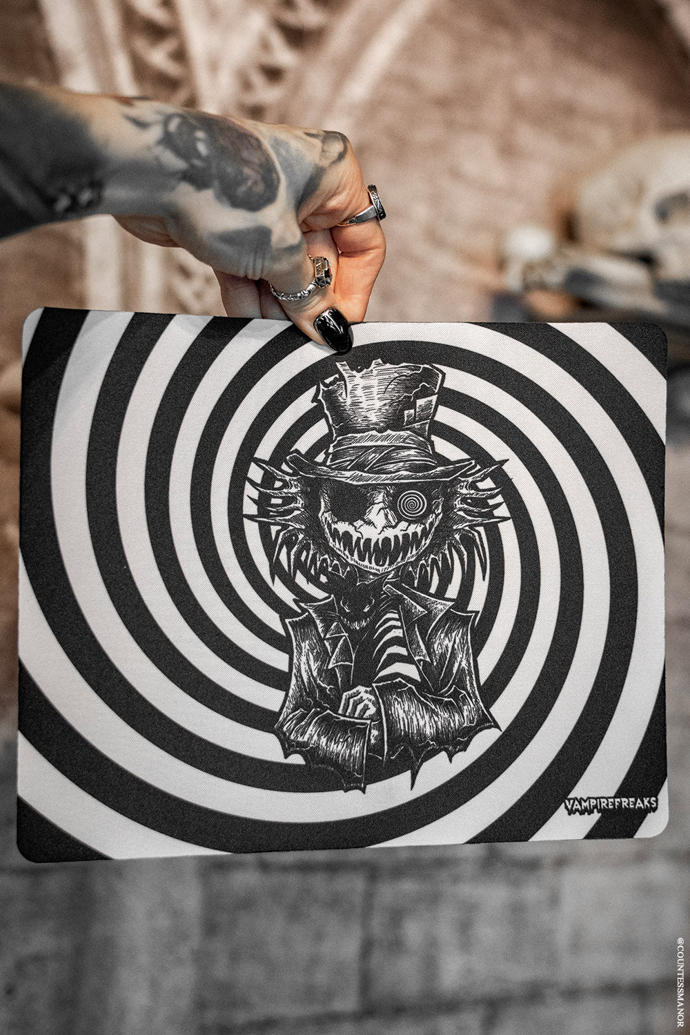 extra large goth mouse pad