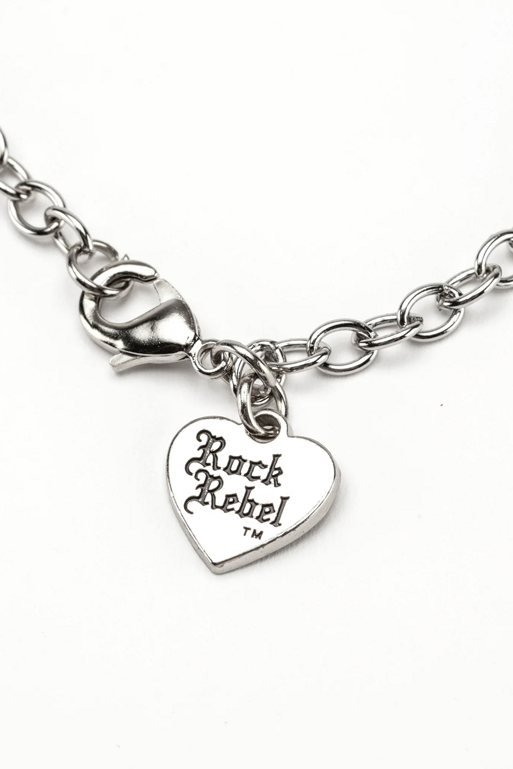 Lily Munster Bat Pendant Necklace [CHROME]