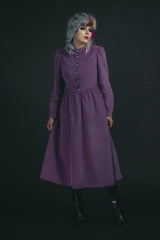 vintage gothic purple dress