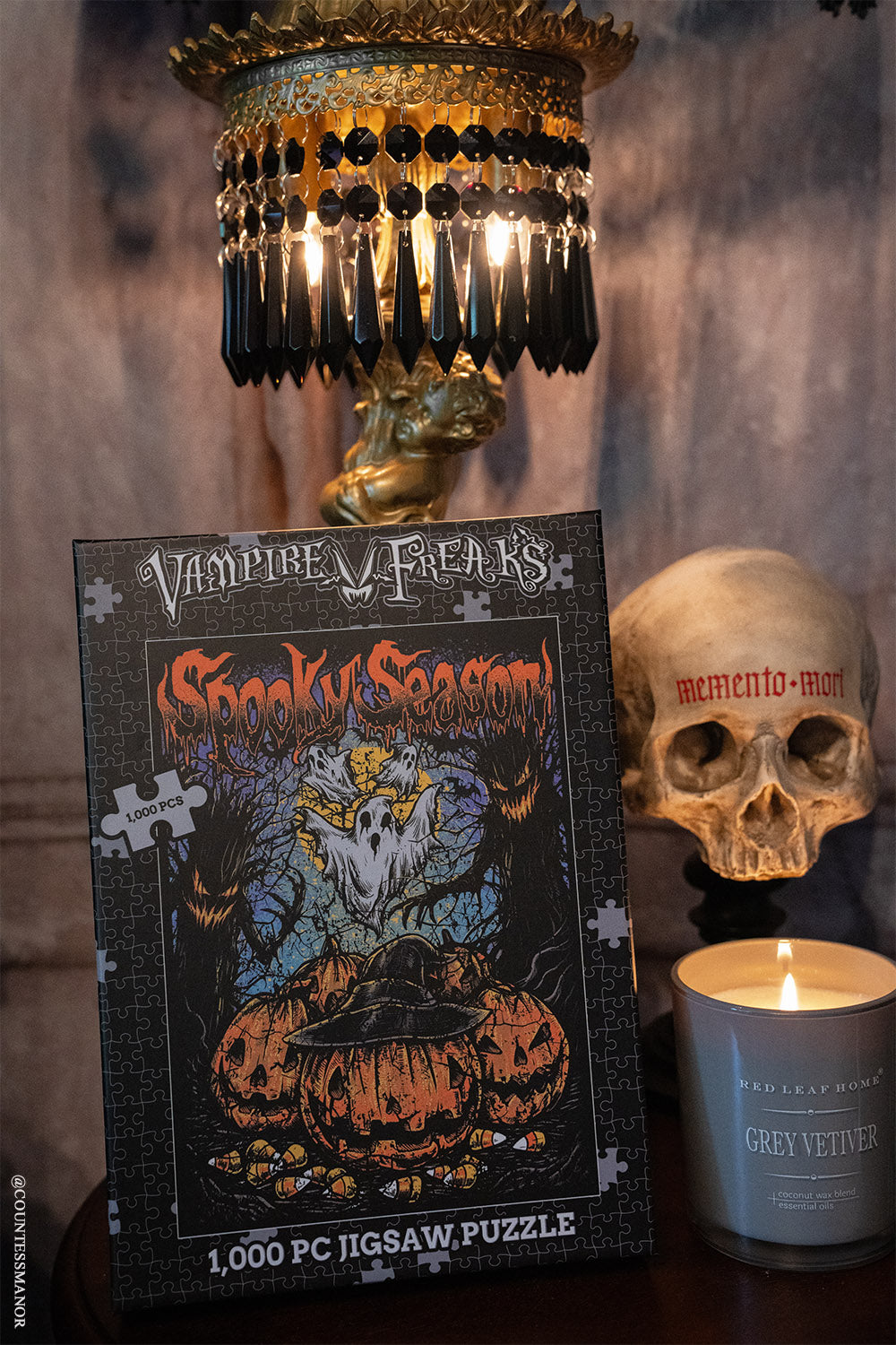 spooky halloween jigsaw puzzle for adults