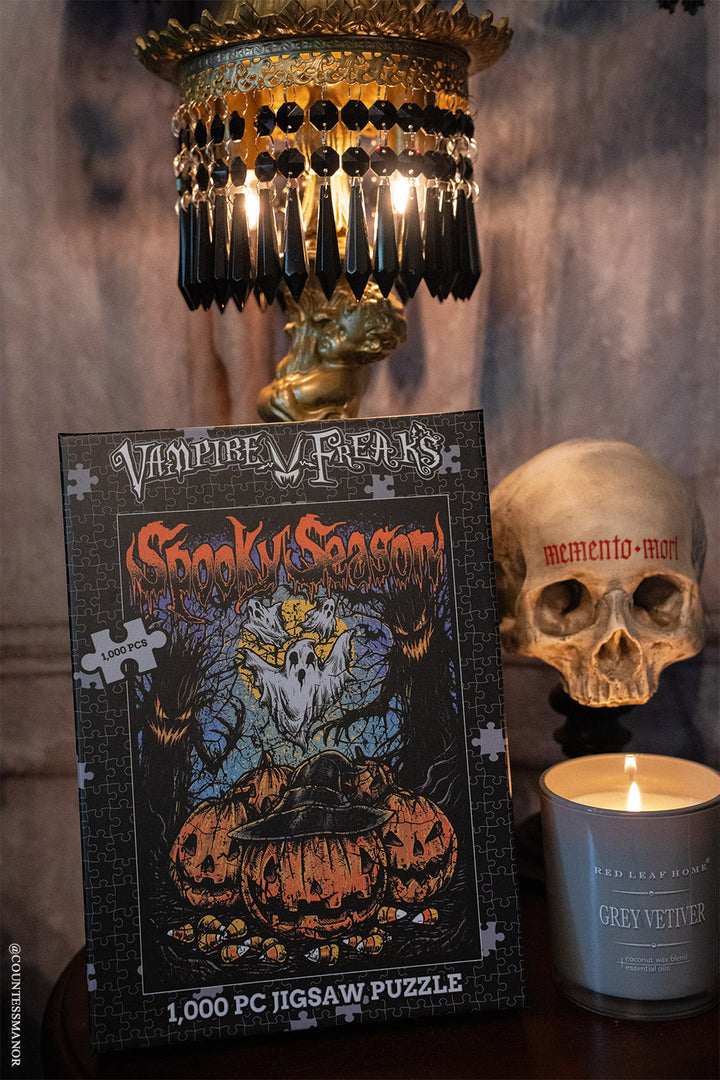 spooky halloween jigsaw puzzle for adults