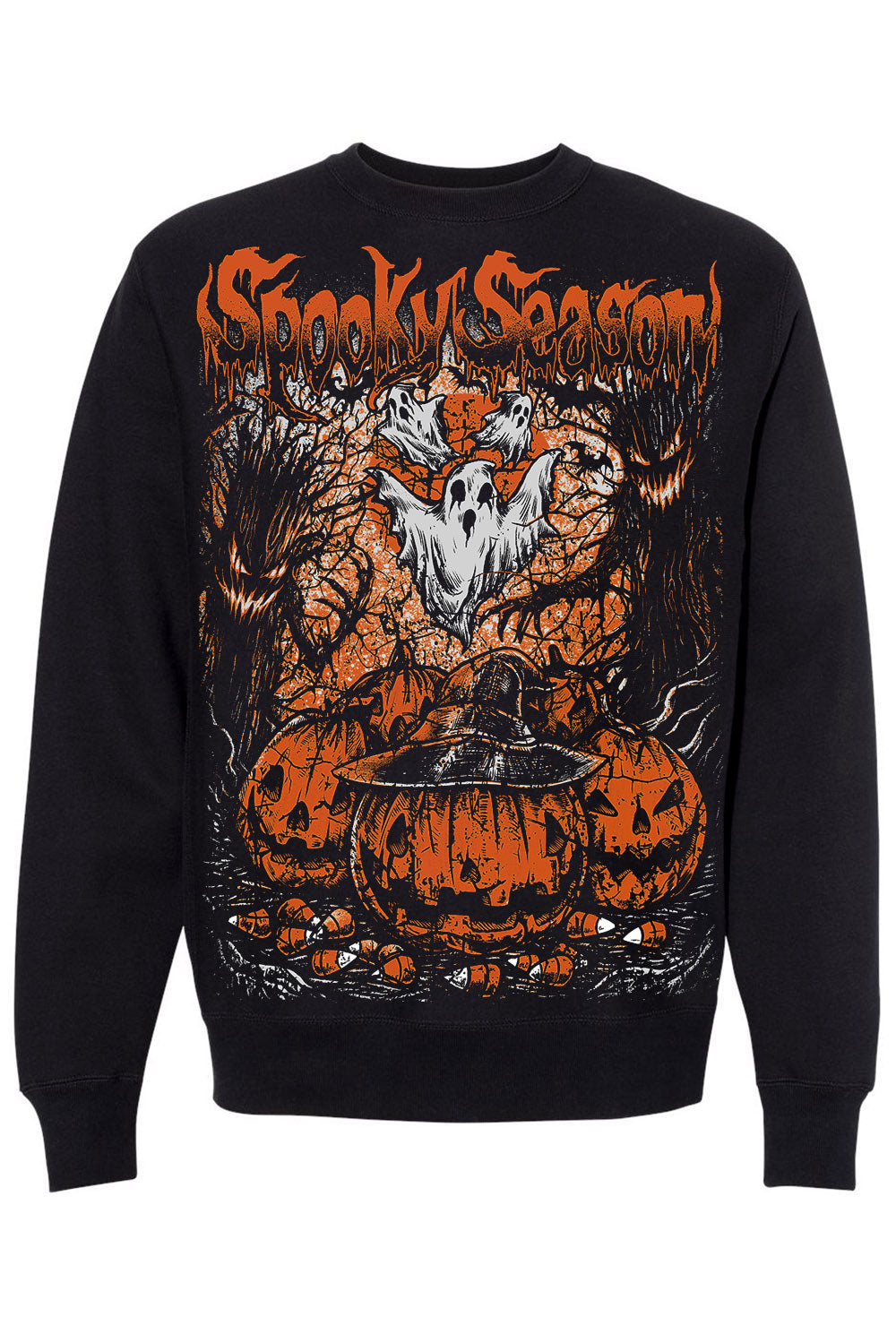 mens gothic ghost sweater