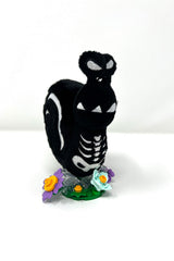 gothic snail spiral snail keychain 