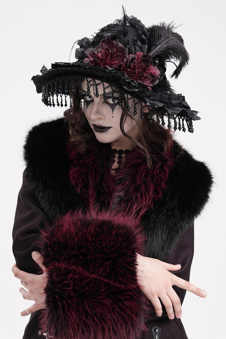 vintage inspired gothic hat