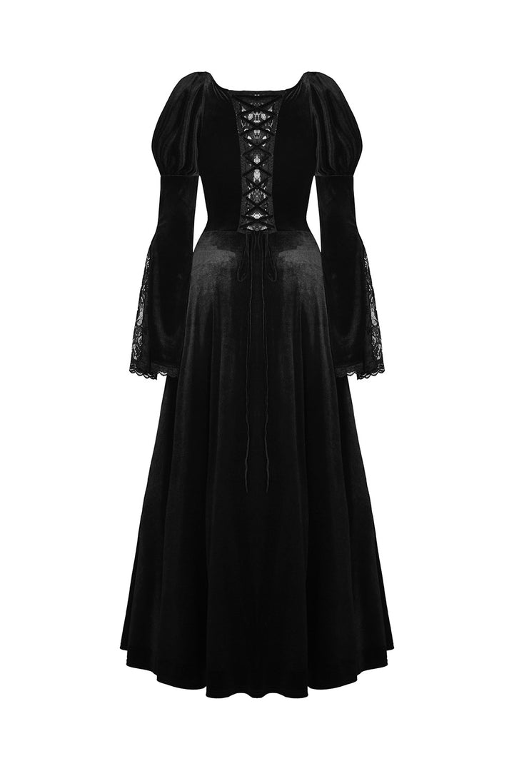 lace velvet dress