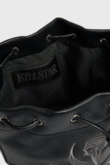medium sized embroidered dark cottagecore bucket bag purse by killstar