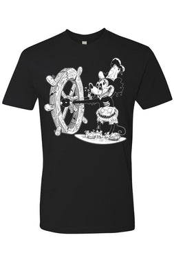 Steamboat Willie Mickey Zombie T-shirt